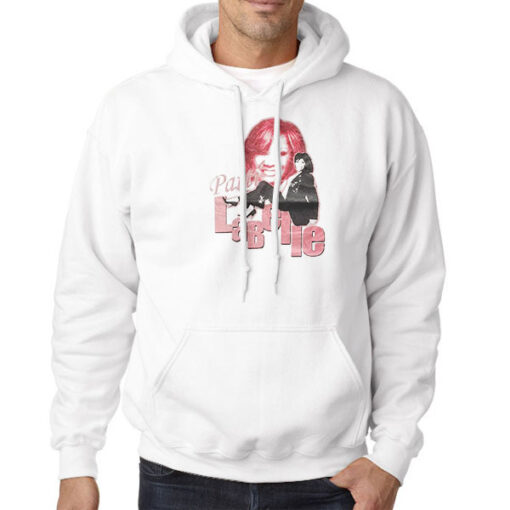 Hoodie White Patti Labelle Vintage Rap