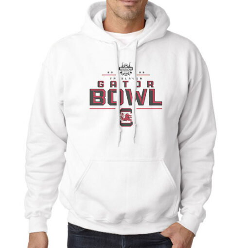Hoodie White Tax Slayer Gator Bowl 2022 Merchandise