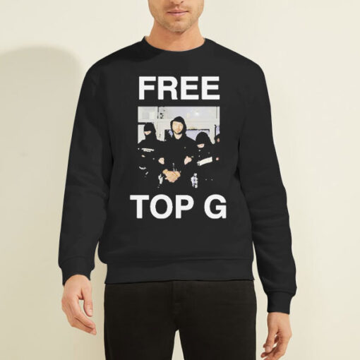 Sweatshirt Black Free Andrew Tate 2024 Free Top G