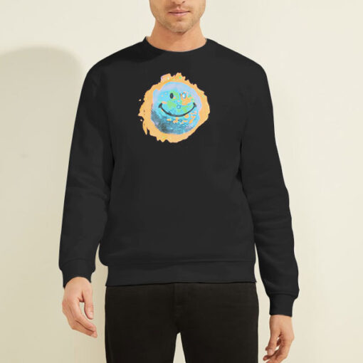 Sweatshirt Black Funny Flame Fire Cactus Jack