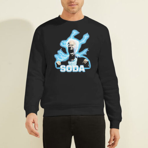 Sweatshirt Black Funny Joe Biden Soda