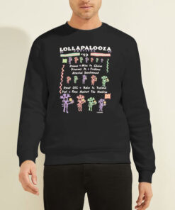 Sweatshirt Black Lollapalooza 1993 Alice in Chains