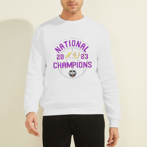 Sweatshirt White Ashland University Division Basketball