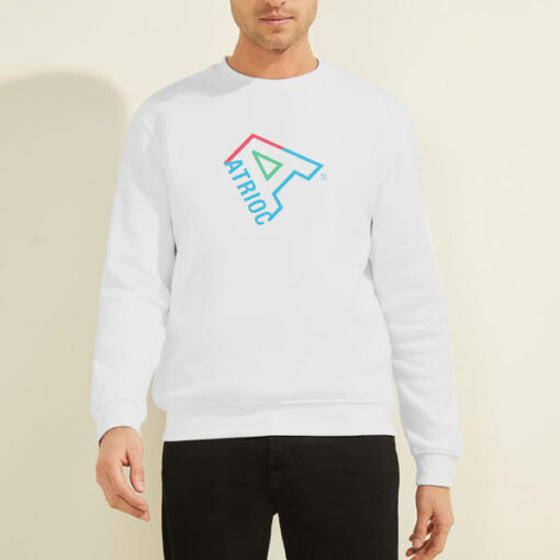 Sweatshirt White Atrioc Merch Enron