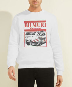 Sweatshirt White Bilmuri Merch Motorways All Gas