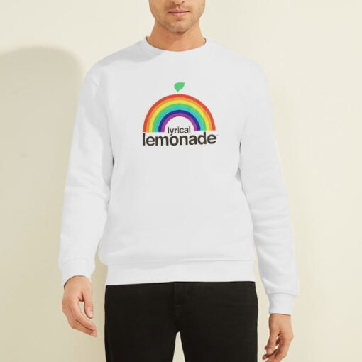 Sweatshirt White Inspired Rainbow Lyrical Lemonade