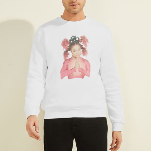 Sweatshirt White Janet Jackson Vintage Hip Hop