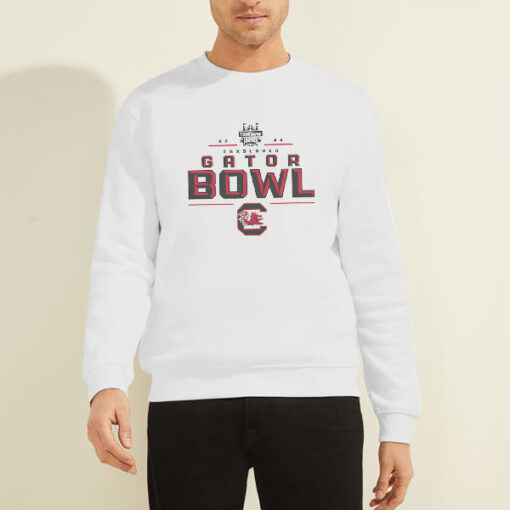 Sweatshirt White Tax Slayer Gator Bowl 2022 Merchandise