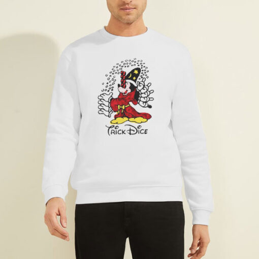 Sweatshirt White Trick Dice Lil Ugly Mane