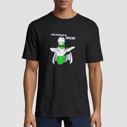 T shirt Black Funny Piccolo Pickle