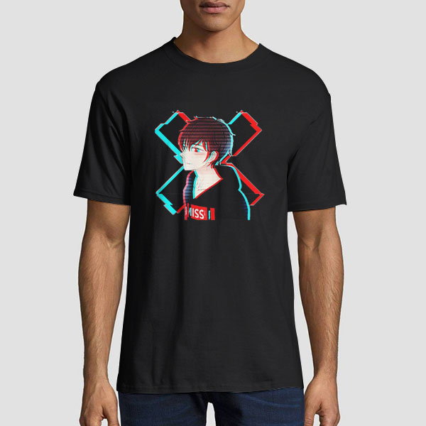 Glitch Sad Anime Boy Pfp T Shirt Cheap