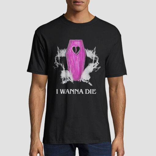 I Wanna Die Nessa Barrett Mesh Shirt