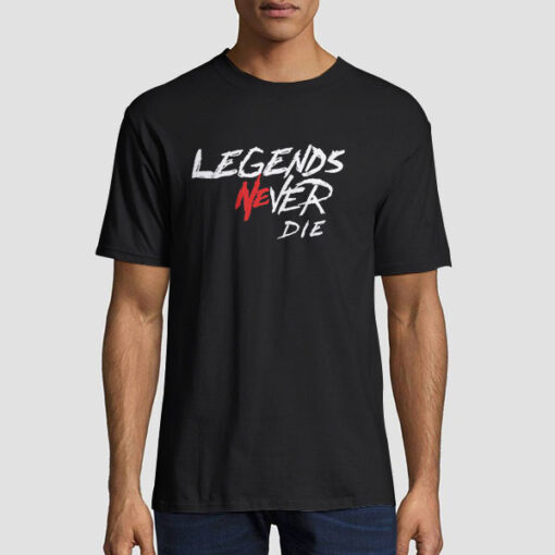 T shirt Black Juice Wrld Legends Never Die