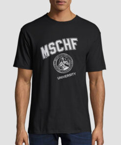 Vintage Mschf University Sweatshirt 5 T shirt Black Vintage Mschf University