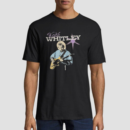 Vintage Purple Guitar Keith Whitley Shirt