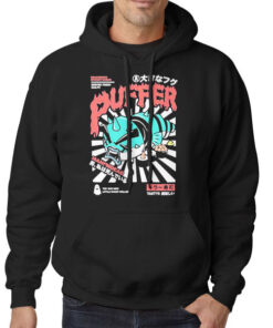 Hoodie Black Big Puffer Ghost Roll Bigpuffer Merch