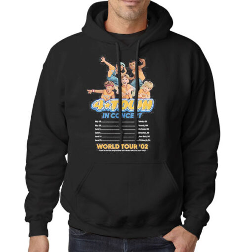 Hoodie Black Concert World Tour 4town