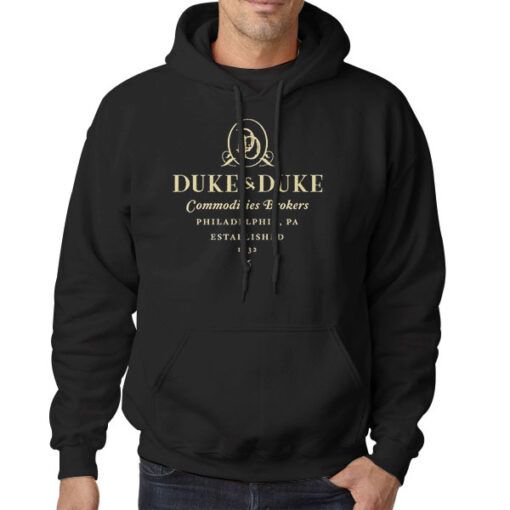Hoodie Black Duke and Duke Commodities Brokers Philadelphia