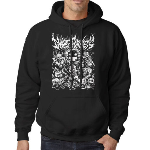 Hoodie Black Losing Is Metal Dwarf Fortress Merch