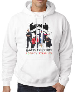 Hoodie White Concert Tour 2023 New Edition Legacy Tour