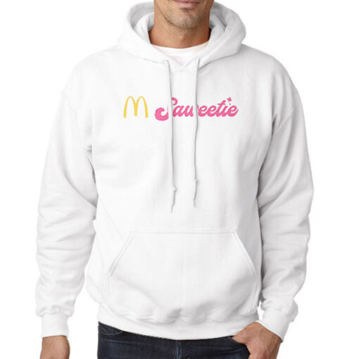 Hoodie White Crew Saweetie Mcdonalds