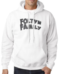 Hoodie White Foltyn Family Shirt Back Printed