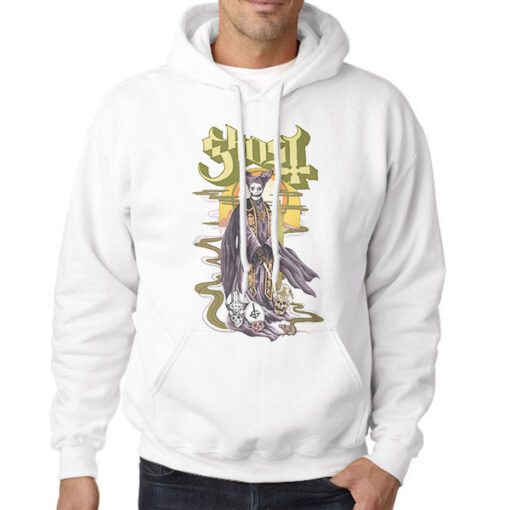 Hoodie White Halloween Ghost Festivus