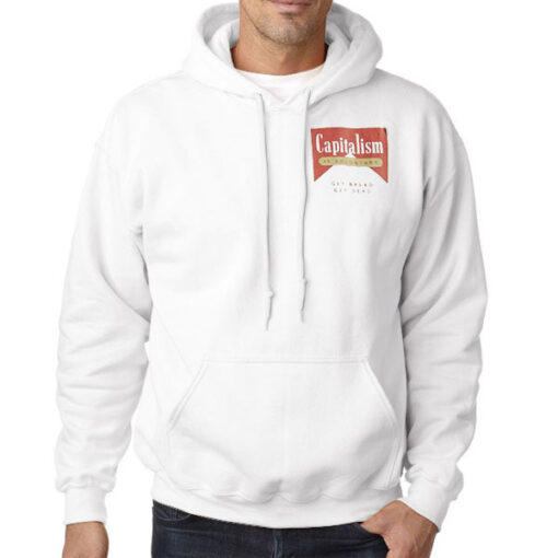 Hoodie White John Brown Hunting Club Capitalism Is Voluntary