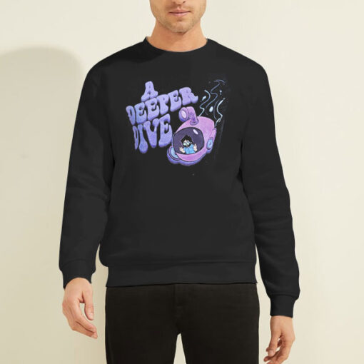 Sweatshirt Black A Deeper Dive Wendigoon Merch