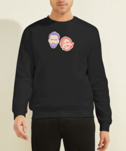Sweatshirt Black Funny Nicolas Cage Meme and Pedro Pascal