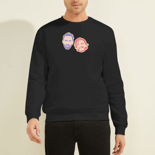 Sweatshirt Black Funny Nicolas Cage Meme and Pedro Pascal