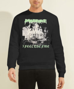Sweatshirt Black Mindforce Merch I Feel the Fire
