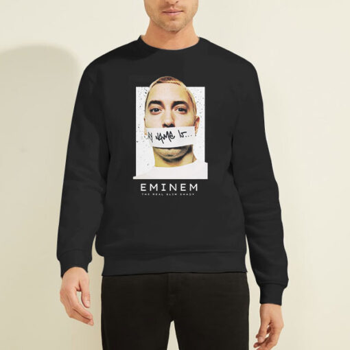 Sweatshirt Black Mugshot My Name Is Eminem