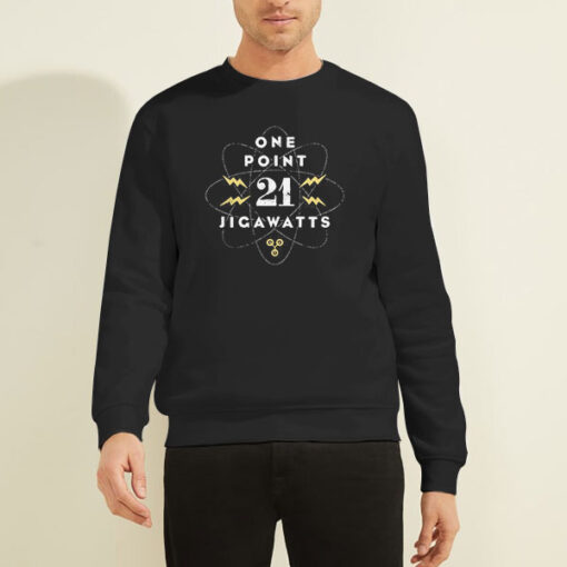 Sweatshirt Black One Point 1.21 Jigawatts
