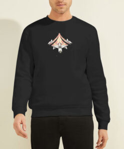 Sweatshirt Black Phlydaily Merch the Maus Close Plane