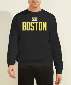 Sweatshirt Black Strongest the One Boston