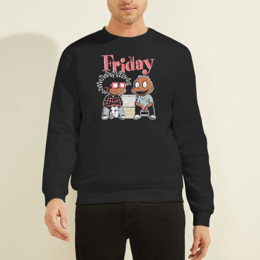 Sweatshirt Black Vintage Friday Rugrats