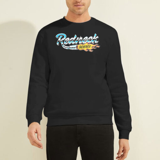 Sweatshirt Black Westen Champlin Redneck Science Logo