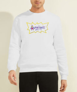 Aj Greene Merch Ahhwiwiii Shirt 6 Sweatshirt White Aj Greene Merch Ahhwiwiii