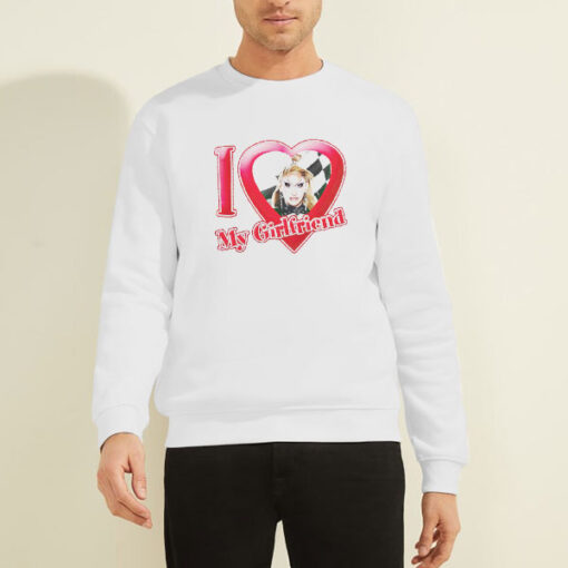 Sweatshirt White Anetra Merch I Love My Girlfriend