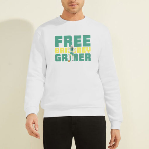 Sweatshirt White Free for Brittney Griner