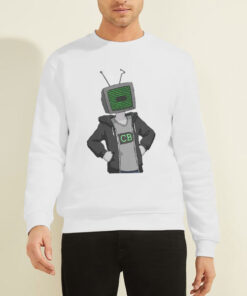 Sweatshirt White Funny Code Bullet
