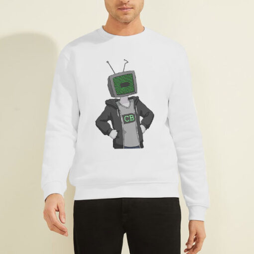 Sweatshirt White Funny Code Bullet