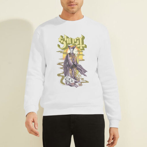 Sweatshirt White Halloween Ghost Festivus