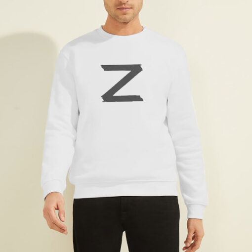 Sweatshirt White Inspired Russian Z