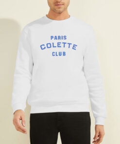 Paris Colette Club Logo Shirt 6 Sweatshirt White Paris Colette Club Logo