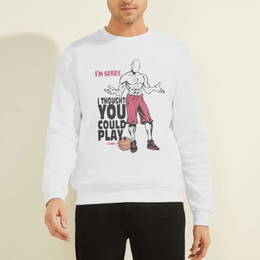Sweatshirt White Play and1 Trash Talk