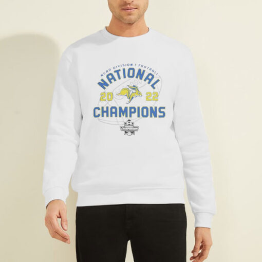 Sweatshirt White South Dakota State Jackrabbits Football
