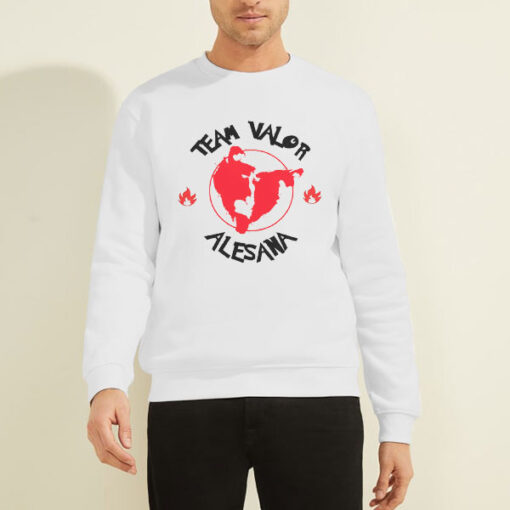 Sweatshirt White Team Valor Alesana