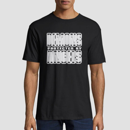 Vintage Demons Protected by Angels Shirt